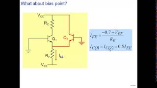 differential amplifier part 1 EE210 L35 [upl. by Teillo226]