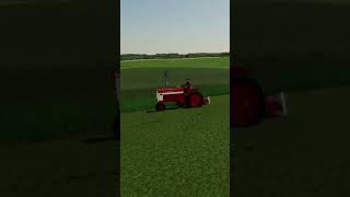 Cutting alfalfa with the 560 and the 460 farmall FarmingSimulator22 ￼ [upl. by Marquita]