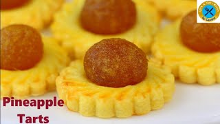 Pineapple Tarts  Chinese New Year Goodies  Quick and Tasty Kitchen by Geetha  CNY Recipes [upl. by Oehsen]