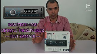 NAVİTECH 4035 OTO TEYP  DETAYLI İNCELİYORUZ [upl. by Orlan198]