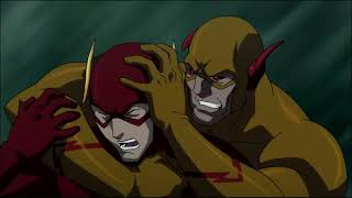 Flash Vs Reverse Flash Justice League  Flashpoint Paradox [upl. by Ciardap]