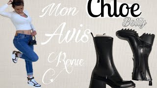 CHLOÉ  Boots BETTY mon avis [upl. by Yelhsa752]