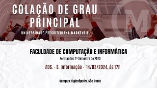 Colação de Grau  FCI ADS  S Informação [upl. by Nyladnarb356]