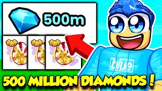 I GOT 500 MILLION DIAMONDS IN PET SIMULATOR 99 [upl. by Llennhoj]