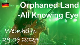 Orphaned Land  All Knowing Eye live in Weinheim 290924 Germany [upl. by Tedra]