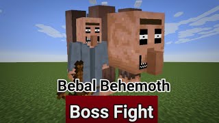 Bebal Behemoth Boss Fight Minecraft Boss Fight [upl. by Animlehliw]