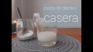 Pasta de dientes casera y natural [upl. by Seka]