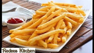 French Fries Recipe  Homemade Crispy French Fries Recipe [upl. by Kciv958]