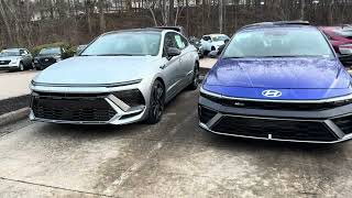 2024 Hyundai Sonata NLine vs 2024 Hyundai Elantra NLine [upl. by Charlean]