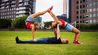 Extreme Yoga Challenge with JORDAN MATTER [upl. by Llecrep648]