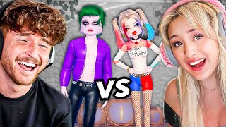 Halloween Costume BATTLE vs CAYLUS in Dress to Impress [upl. by Eatnwahs]