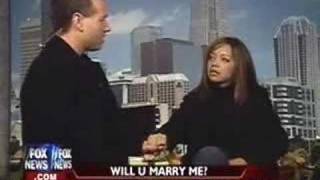 Live Proposal on Fox News [upl. by Ythomit532]