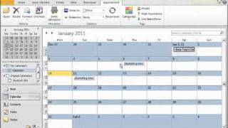 How to Add Holidays in Microsoft Outlook 2010  OnTrackTV [upl. by Kiran175]