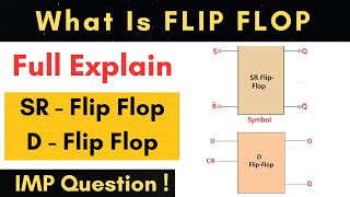 what is Flip Flop And Types   SR Flip Flop  D Flip Flop  Computer System  CS Chopda Classes [upl. by Damalis443]