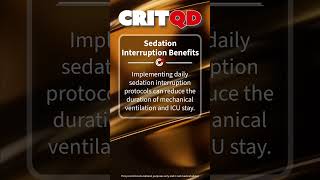 Sedation Interruption Benefits [upl. by Haroun]