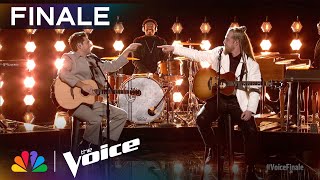 Huntley and Niall Horan Sing quotKnockin On Heavens Doorquot by Bob Dylan  The Voice Live Finale  NBC [upl. by Rori213]