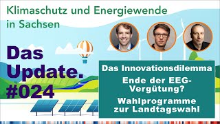 Innovationsdilemma  Ende der EEGVergütung  Wahlprogramme Landtagswahl Sachsen 2024 LTWSN ltw24 [upl. by Eeznyl]