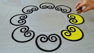 Beautiful Diwali Rangoli Designs  Easy Deepawali Rangoli Designs  Deepavali Kolam  Easy Muggulu [upl. by Connolly]