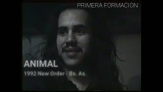 ANIMAL primera formacion  Gimenez Zelazek y Anibal Alo  1992 entrevista [upl. by Toolis]