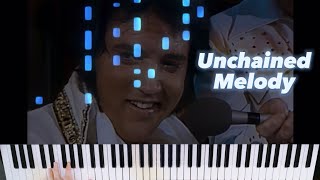 Unchained Melody  Piano Tutorial in the style of Elvis [upl. by Arnaldo]