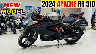 Finally 2024 TVS Apache RR 310 BS7✅Detailed Review  On Road Price  Changes  Features  Update🔥🔥 [upl. by Jackie]