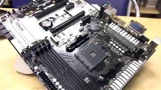 ASRock AB350 Pro4 AM4 Motherboard Unboxing and Overview  Tech Land [upl. by Akinad]