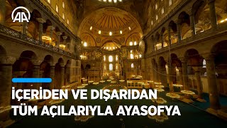 İçeriden dışarıdan tüm yönleriyle Ayasofya Camii [upl. by Icam]