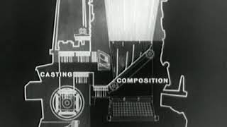 Typesetting Linotype Part I [upl. by Hareemas230]