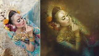 Tutorial Photoshop Indonesia  BLEND amp RETOUCHING PHOTO EFFECT [upl. by Lhadnek]