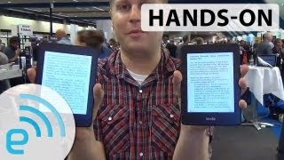 Kindle Paperwhite Mid 2013 handson  Engadget at IFA 2013 [upl. by Aurelio]