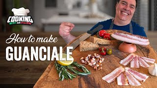 How to make ITALIAN GUANCIALE at home  DRY AGING Authentically amp Easy [upl. by Walley]