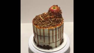 Caramel Apple Toffee Crumble Cake [upl. by Ahsirek]