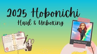 2025 Hobonichi Haul amp Unboxing [upl. by Aleck]