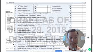 NEW 2018 IRS Form 1040 [upl. by Rexferd]