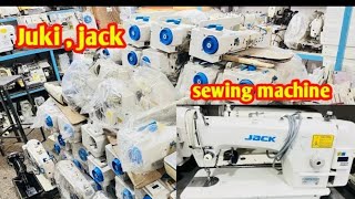 sewing machine wholesale price and good condition stock in Jakir sewing machine [upl. by Ecirtnahs]