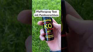 Pfefferspray Test mit Panikverschluss 💨🌶️🔥 [upl. by Ttennaej]