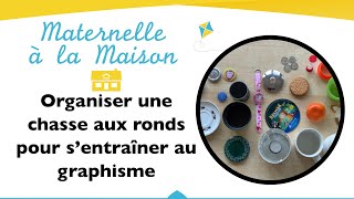 Maternelle à la maison  comment aider mon enfant à tracer des ronds [upl. by Nivi]