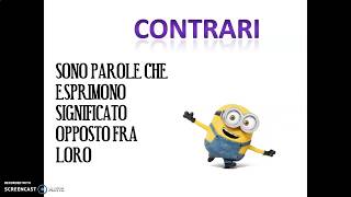 sinonimi contrari omonimi significato proprio e letterale parole specifiche e generiche [upl. by Teloiv]