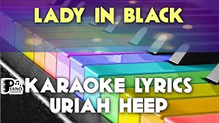 LADY IN BLACK URIAH HEEP KARAOKE LYRICS VERSION PSR S975 [upl. by Oiracam315]