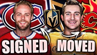 HABS SIGN REPLACEMENT FOR SEAN MONAHAN  VEGAS GOLDEN KNIGHTS DEFENCEMAN TO THE CALGARY FLAMES [upl. by Etteniotna]