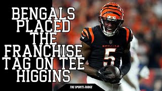 Bengals use franchise tag on WR Tee Higgins [upl. by Subak]