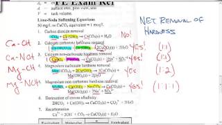 Water softening lime and soda ash calculation [upl. by Mariann949]