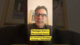 Patologie gravi con percentuali basse handicap handicap disabilità [upl. by Atiuqnahs]