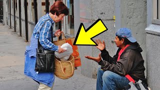 Woman Gives Homeless Man 10000  Then He Says You Took Everything From Me [upl. by Delly]