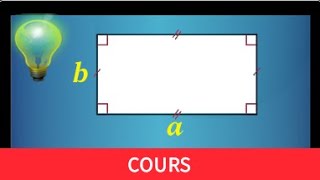 Cours ♦ Périmètre du rectangle et du carré • Formule • Longueur largeur côtés ♦ Sixième Cinquième [upl. by Ellesor]