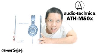 😀 AUDIO TECHNICA ATHM50x 😀  Lempar Kotak  ✔ [upl. by Neyut829]