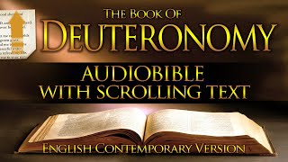 Holy Bible Audio DEUTERONOMY 1 to 34  With Text Contemporary English [upl. by Gisser153]