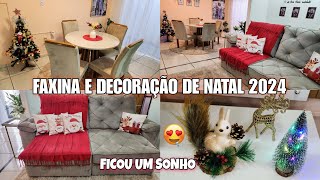 FAXINA e DECORAÇÃO de NATAL 🌲 Fiquei SURPRESA  Transformando a CASA Para as FESTAS [upl. by Kilby]