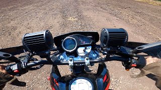 Esta moto está perrona pa echar desmadre CrossMax 250 así jala  motovlog vik moto [upl. by Philipa]