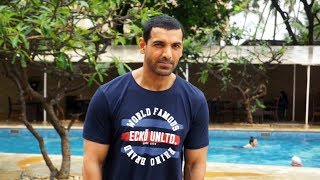 John Abraham Spotted At Interviews Of Satyameva Jayate [upl. by Assed]